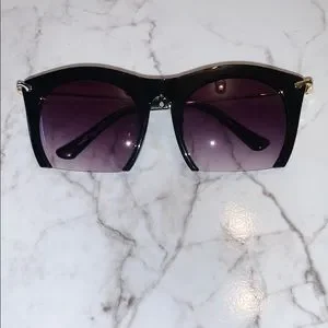 Accessories | 2 Pairs Black Cut Off Bottomless Sunglasses  display picture 1